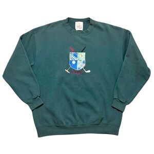 Vintage Golf Sweatshirt Crewneck Pullover USA L Large